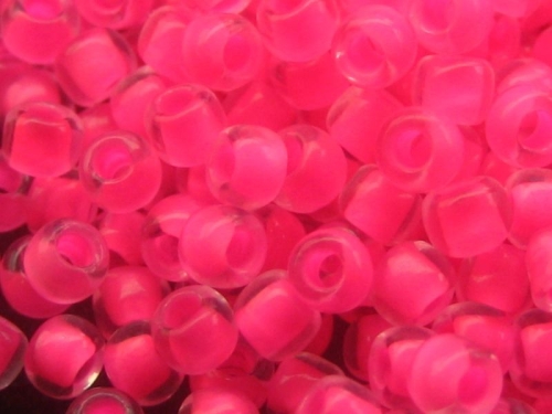 11/0 10g TOHO Rocailles Matte Crystal Neon Pink