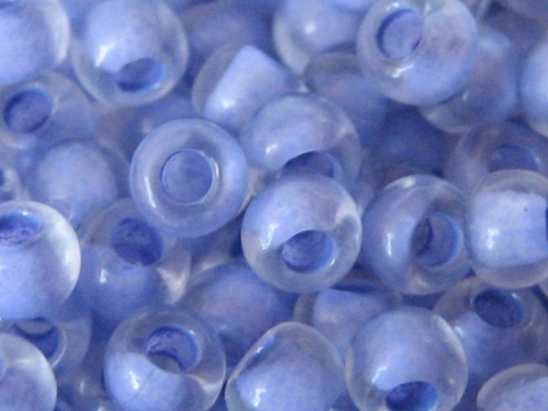 11/0 10g TOHO Rocailles Crystal Neon Purple Line