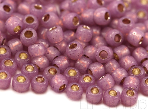 11/0 Rocailles TOHO PF Silverlined Milky Amethyst violett lila 10g