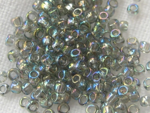 15/0 10g TOHO Rocailles Rainbow Black Diamond