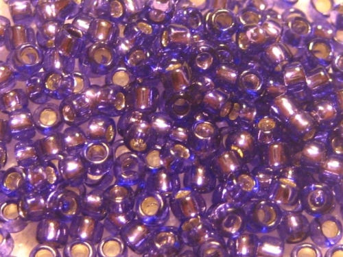 15/0 Rocailles TOHO Silver Lined Purple 10g
