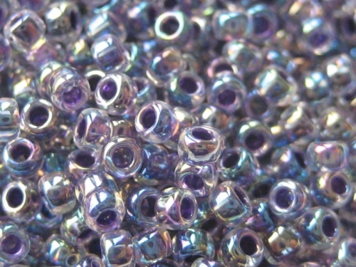 15/0 10g TOHO Rocailles Crystal Grape Lined