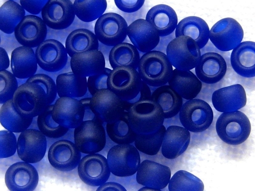 15/0 10g TOHO Rocailles Frosted Cobalt