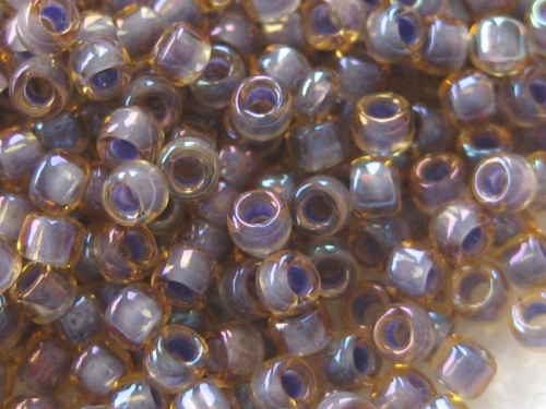 15/0 10g TOHO Rocailles Light Topaz Opaq. Lavender