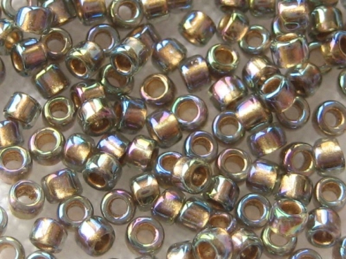 15/0 10g TOHO Rocailles Gold RB Black Diamond