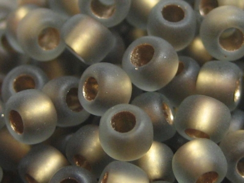 15/0 10g TOHO Rocailles Frost Gold Black Diamond