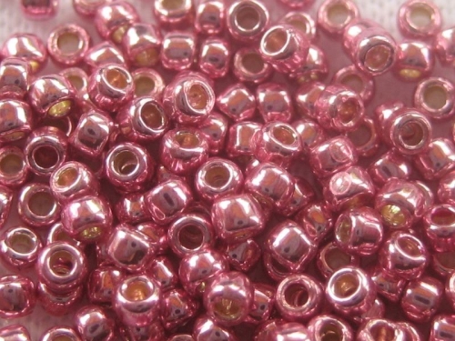 15/0 10g TOHO Rocailles PF Galvanized Pink Lilac
