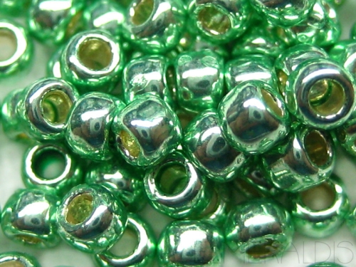 15/0 Rocailles TOHO PF Galvanized Mint Green 10g