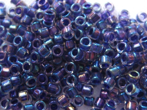 11/0 Delica TOHO Treasures Rainbow Crystal Tanzanite lila violett 5g