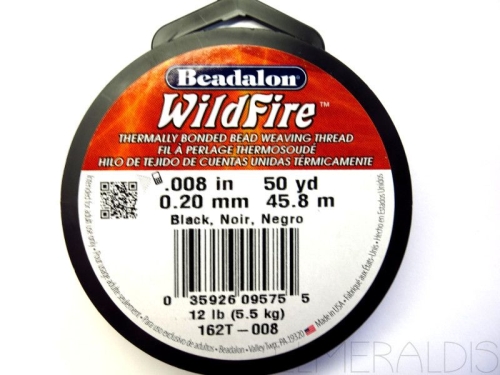 12 LB Wildfire 008 - 45 m Black schwarz 0,20 mm