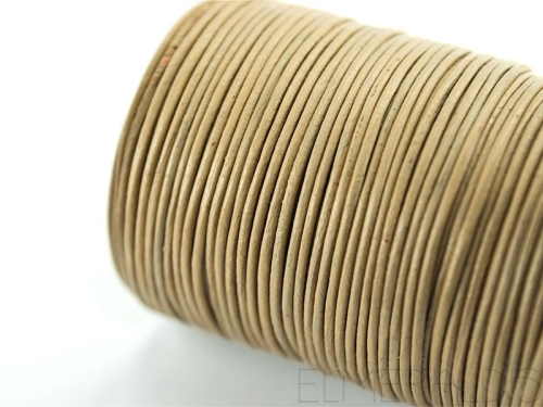 1 mm Lederband Camel beige 1 m
