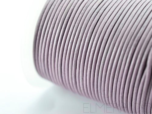 1 mm Lederband Lavender hell lila violett 1m