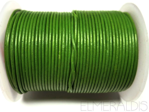 1 mm Lederband Olive Green olivgrün 1m