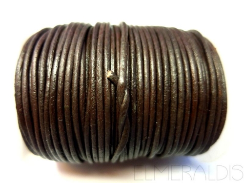 1,5 mm Lederband Tambra Braun 1 m