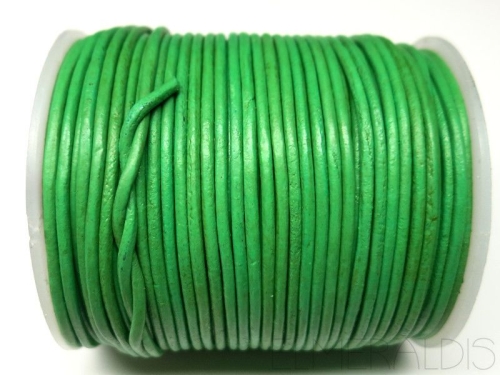 1,5 mm Lederband Green grün 1 m