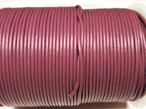 2 mm Lederband Violett lila purple 1 m