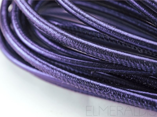 4mm Nappa Lederband Indigo violett 20cm