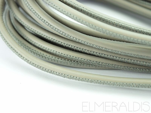 4mm Nappa Lederband Light Grey grau 20cm