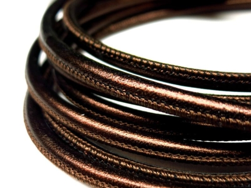 4mm Nappa Lederband Bronze Matte 20cm