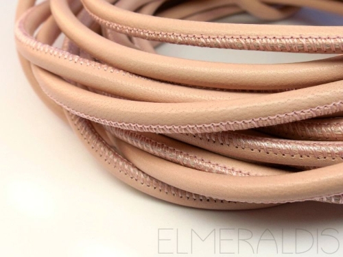 4mm Nappa Lederband Pastel Pink 20cm