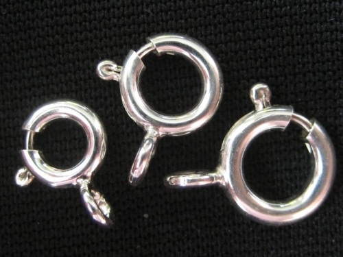 6 mm Federring 925 Silber