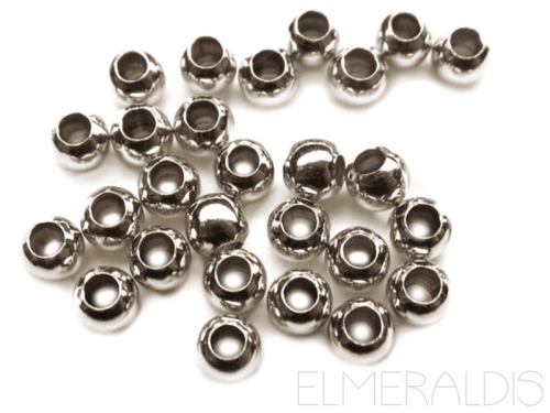 5mm Perlen 925 Silber polierte Kugeln 5x