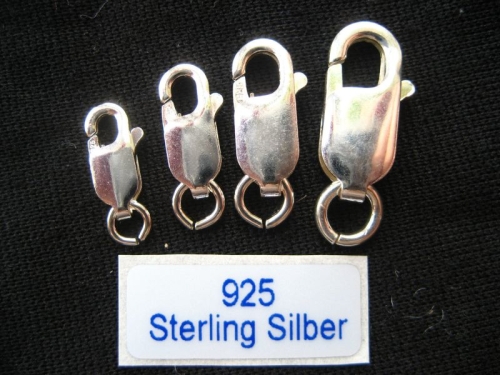11 mm Karabiner 925 Silber