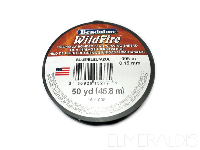 10 LB Wildfire 006 - 45 m Blue blau 0,15 mm