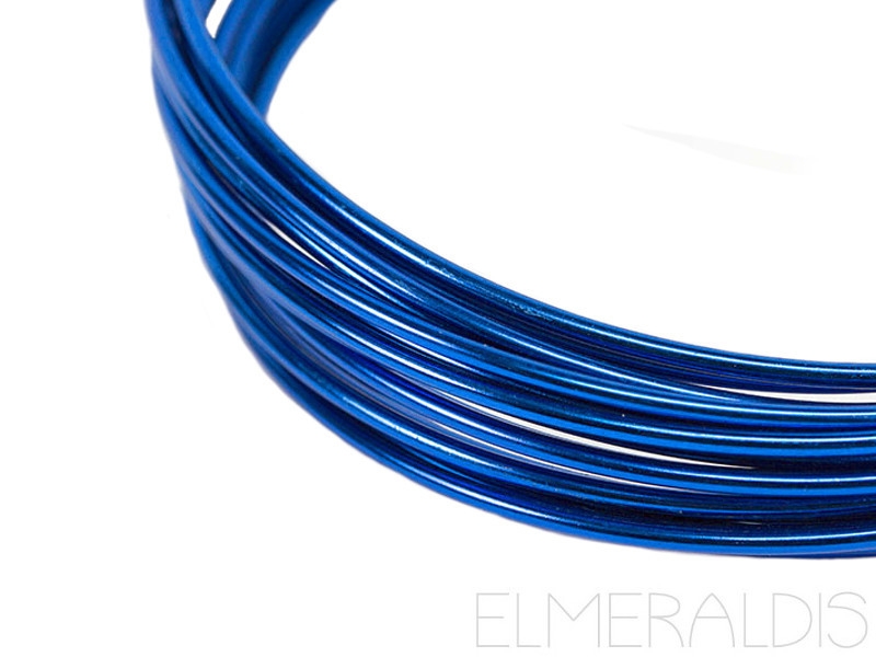 1,0 mm Aluminiumdraht Royal Blue dunkelblau 10m