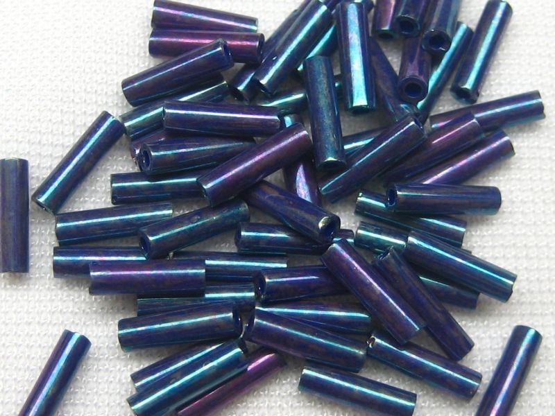 6mm 10g Miyuki Stifte Opaque Eggplant Luster