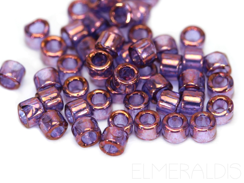11/0 Delica Miyuki Lavender Blue Gold Luster violett 5g