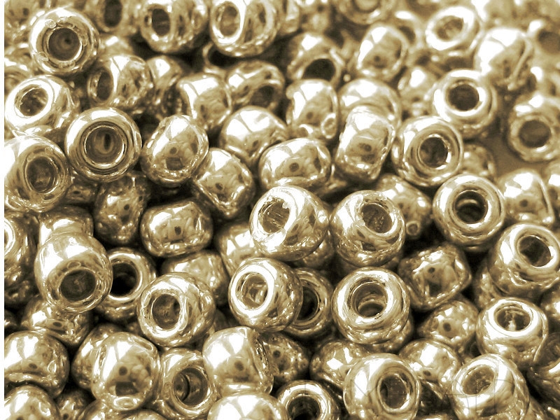 15/0 Rocailles Miyuki Duracoat Galvanized Silver silberfarben 5g