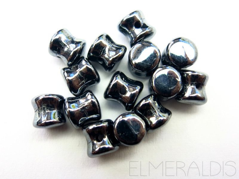 Pellet Beads Jet Hematite 5 g