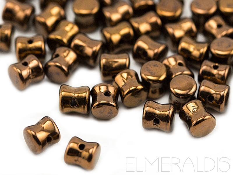 Pellet Beads Jet Bronze dunkelbraun 5 g