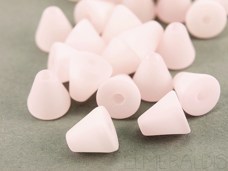 5 Polaris Kegel matt rosa pink pastell 10x10 mm