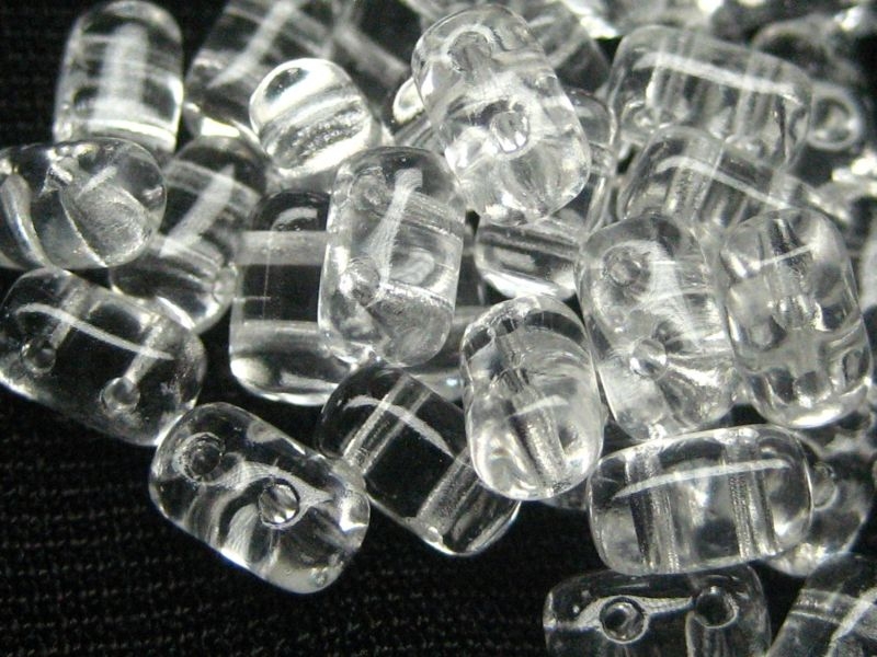 Rulla Beads Crystal kristallklar Glasperlen 10g