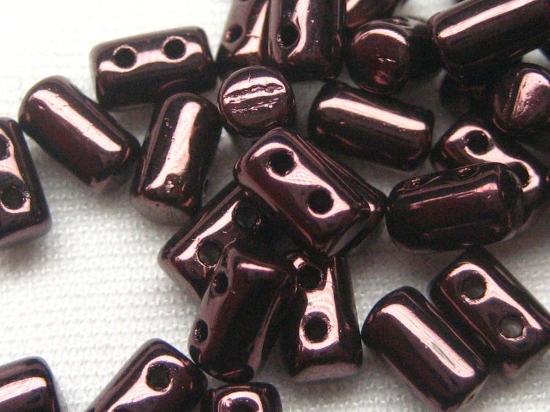 Rulla Beads Luster Metallic Dark Amethyst Glasperlen 10g