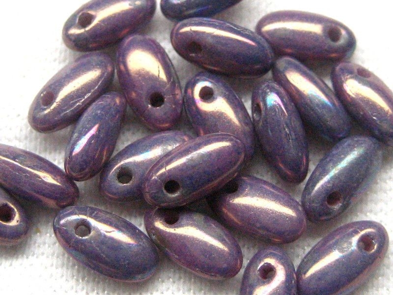 6mm Rizo Beads Iris Luster Glasperlen 10g
