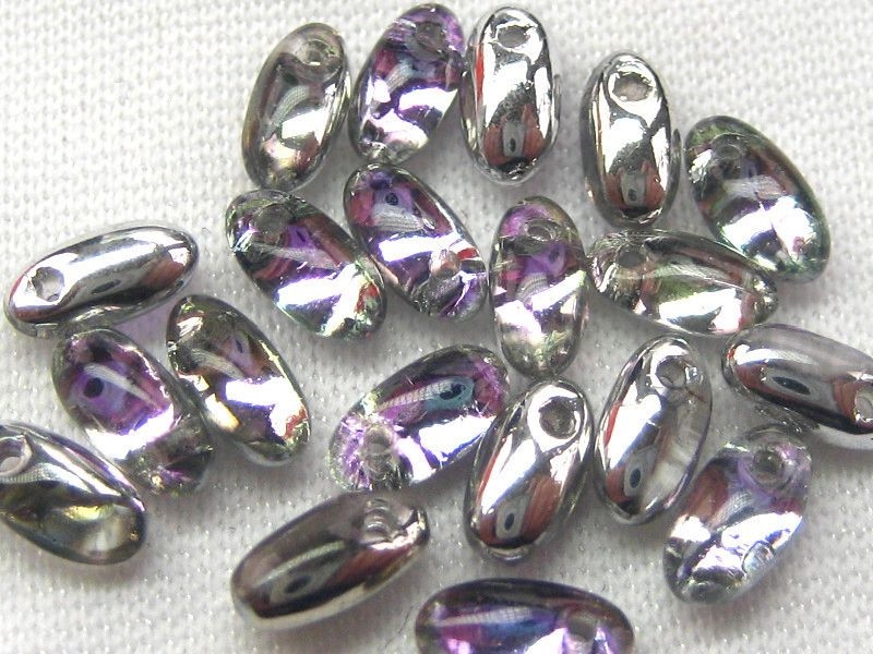 6mm Rizo Beads Vitrail Light Glasperlen 10g