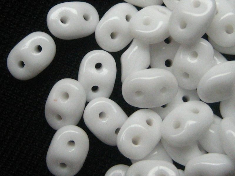 SuperDuos White Opaque weiss 10g
