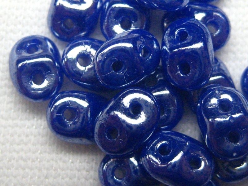 SuperDuos Luster Blue Opaque blau 10g