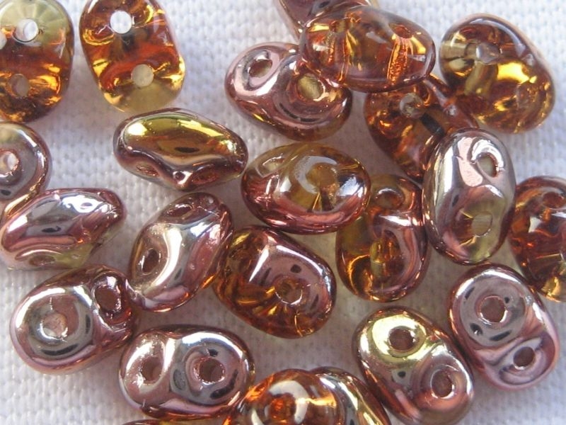 10g Super Duos Copper Topaz