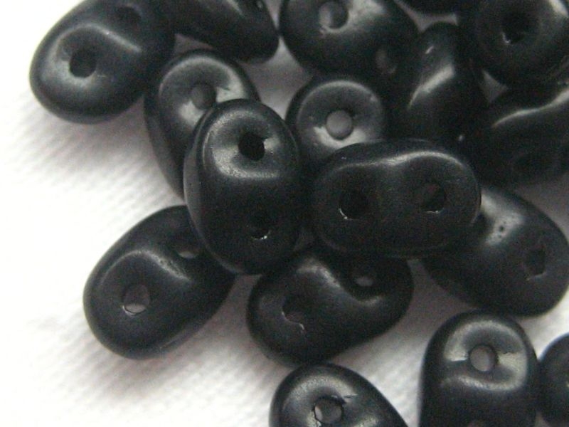 10g Super Duos Jet Matte schwarz