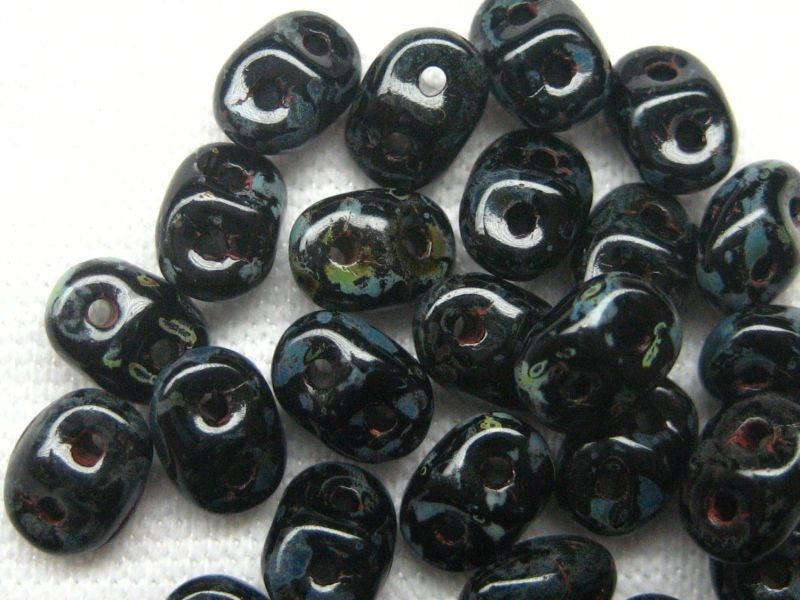 SuperDuos Jet Picasso Black schwarz 10g