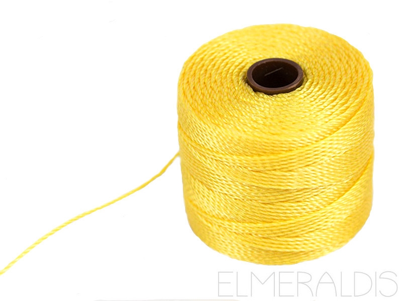 S-LON TEX210 Bead Cord Sunlight yellow gelb 70m