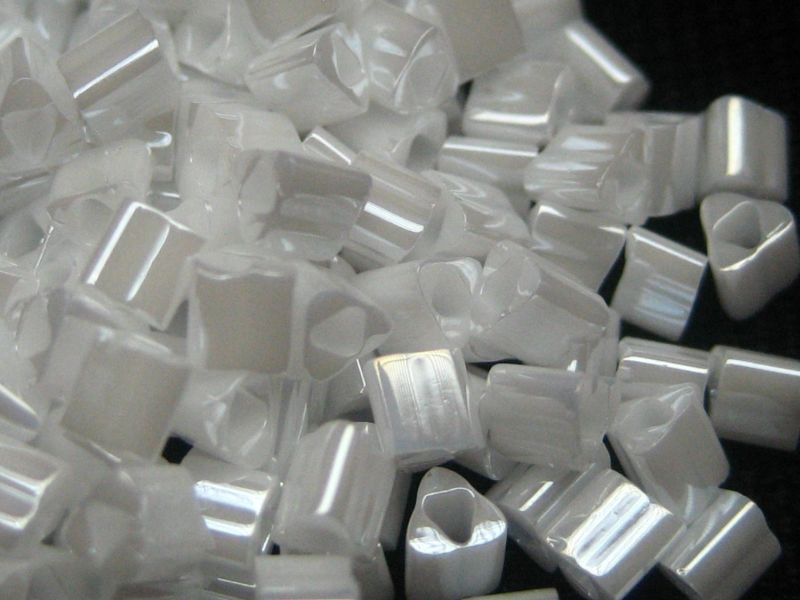 11/0 Triangle TOHO Opaque Luster White 10g
