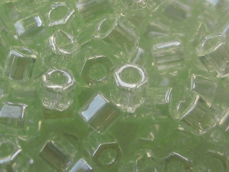 11/0 Hexagon TOHO Transparent Lemon Lime 10g