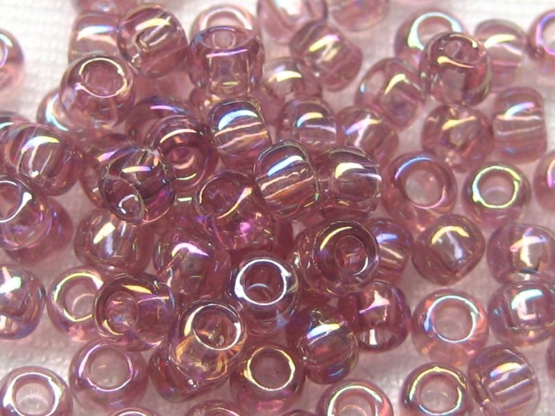 6/0 Rocailles TOHO Light Amethyst Rainbow hell violett 10g