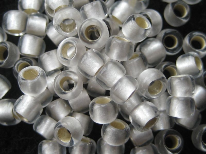 6/0 Rocailles TOHO Silver Line Frost Crystal 10g