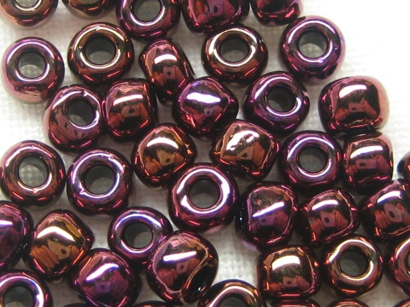 6/0 Rocailles TOHO Higher Metallic Amethyst 10g